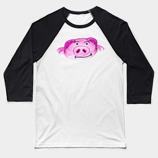 Pig Face Baseball T-Shirt